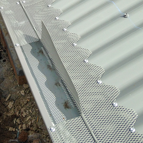  Hinged panel shown open 