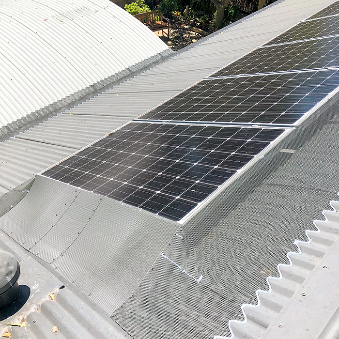  Mesh protection. Normal operation of panels is unchanged. 